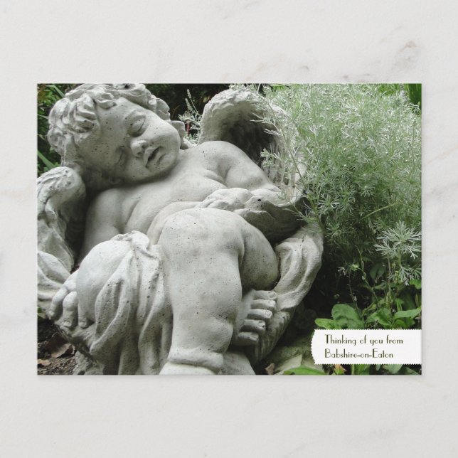 Personnalisable Cupid dans une carte postale du ja (Devant)