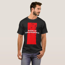 Personnalisable des hommes fait dans le T-shirt de
