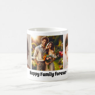 Personnalisable Family Love Photo Collage Mug