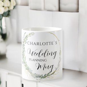 Personnalisable - Mug de planification de mariage