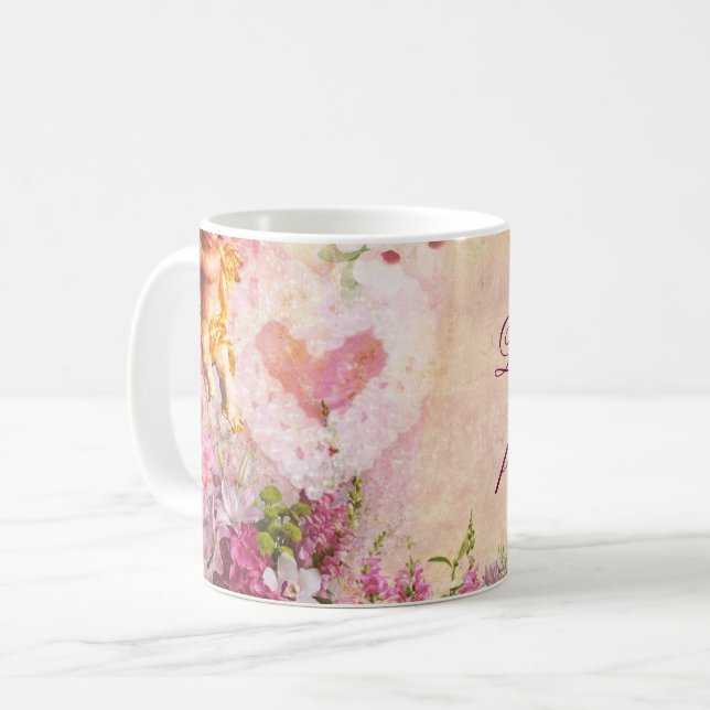 (Personnalisable) Mug romantique (Devant gauche)