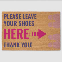 Personnalisable S'Il Vous Plaît Laisser Chaussures