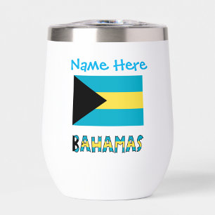 Personnalisation Bleue des Bahamas et du Drapeau B
