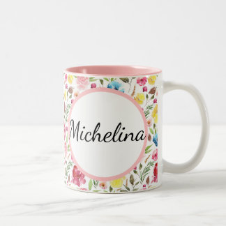Personnalisation de la florale de Mug