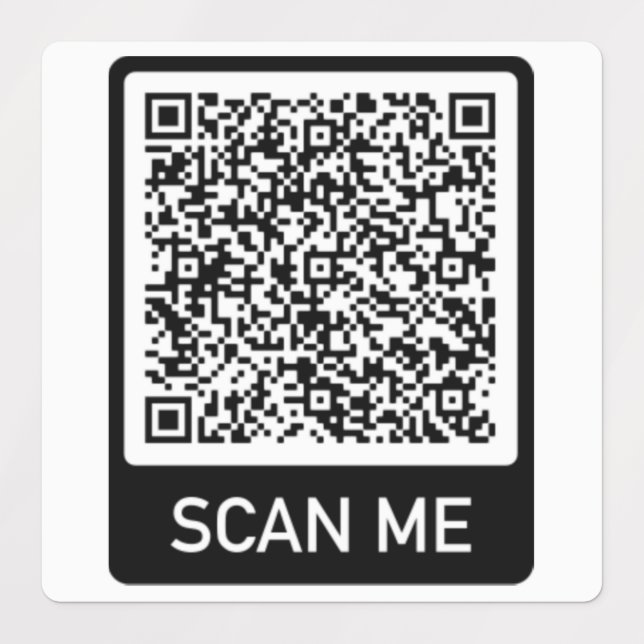 Personnalisation de vos Étiquettes de code QR - Ex (Design 1)