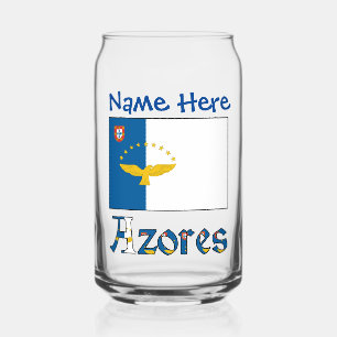 Personnalisation Drapeau Azoréen Bleu des Açores 