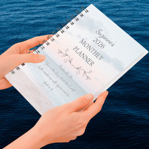 Personnalisé 2026 Ocean Beach Psaumes Bible Verse
