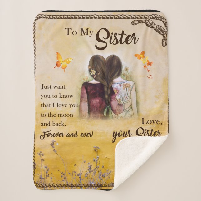 Personnalisé à la couverture de ma soeur (Devant)