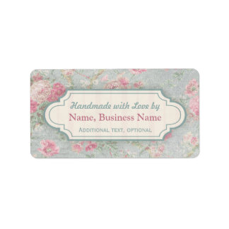 Personnalisé à la main avec amour Étiquettes Chic 
