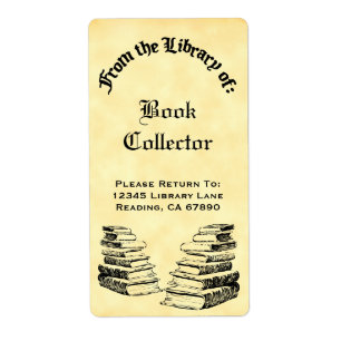 Personnalisé à partir de la bibliothèque de livres