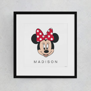 Personnalisé - Affiche Minnie Mouse