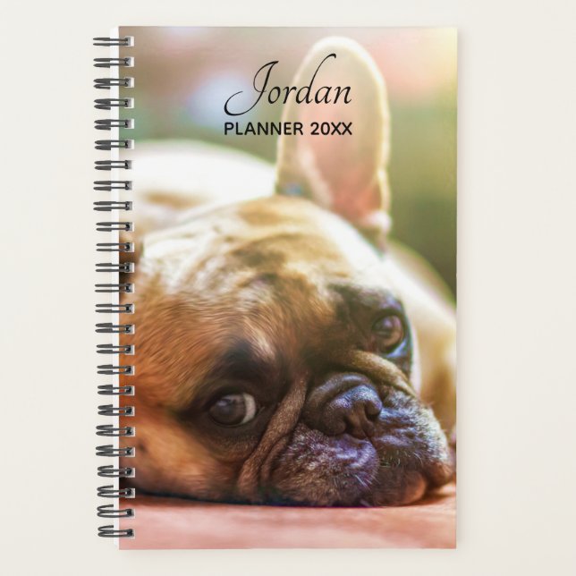 Personnalisé Ajouter VOS Photos Nom French Bulldog (Devant)