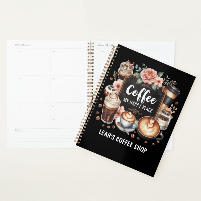 ☕ Personnalisé Café Cuisine Café Café Café Joyeux  (Devant avec enveloppe)