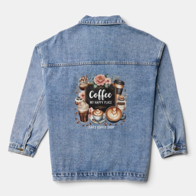 ☕ Personnalisé Café Cuisine Café Café Café Joyeux  (Verso)