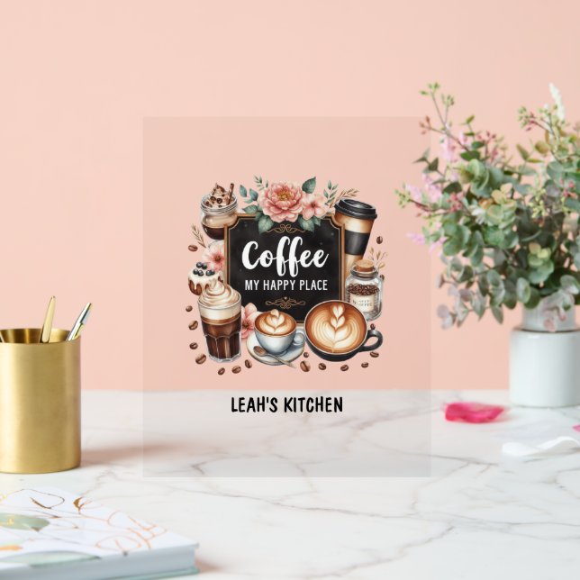 ☕ Personnalisé Café Cuisine Café Café Café Joyeux  (Mariage)