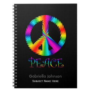 Personnalisé : Carnet de signe de paix