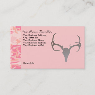 Personnalisé chassant le carte de visite de cerfs