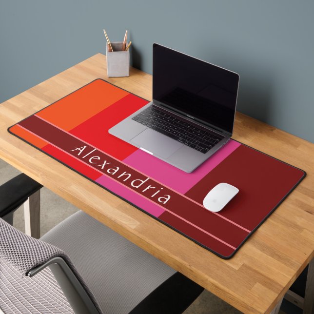 Personnalisé Chic strié (Bureau 2)