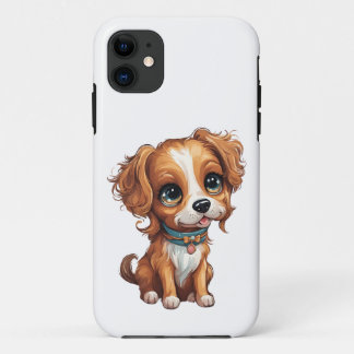 Personnalisé Chien mignon iPhone 11 Coque