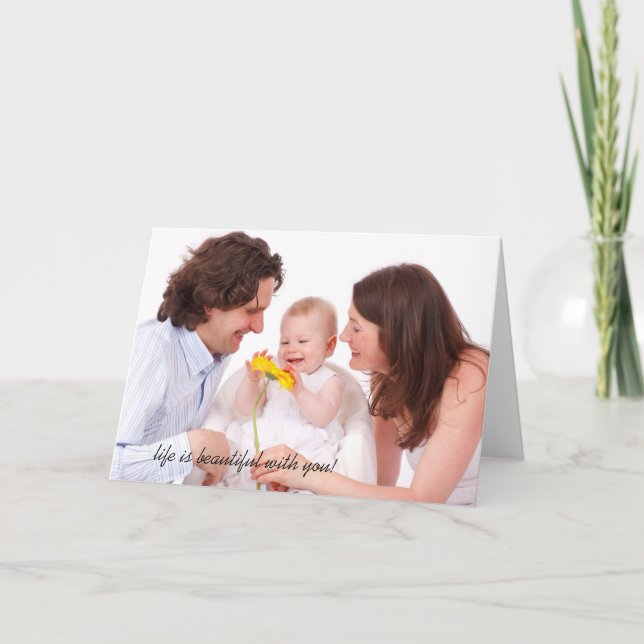 Personnalisé Créez votre propre carte avec du text (Devant)