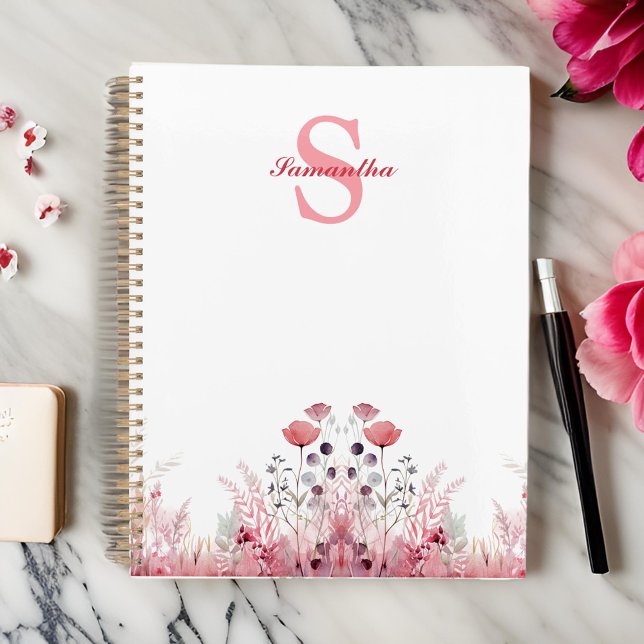Personnalisé Élégant Floral Cute Girly (Créateur téléchargé)