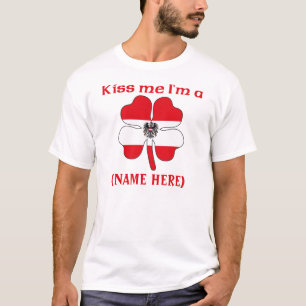 Personnalisé embrassez-moi que je suis un T-shirt