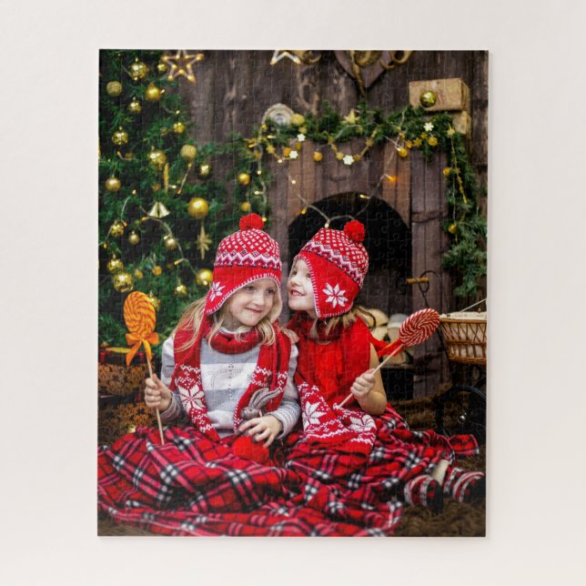 Personnalisé Enfants Noël Photo 520 pc Puzzle (Vertical)