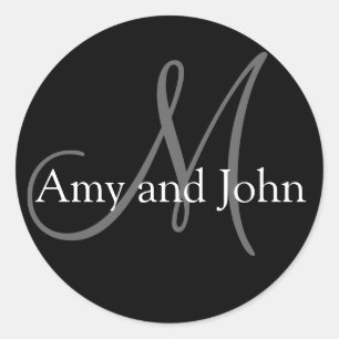 Personnalisé épousant des autocollants de faveur