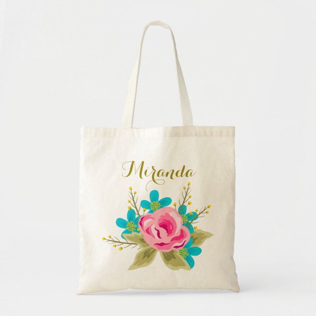 Personnalisé épousant le sac fourre-tout avec (Devant)