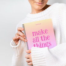 Personnalisé Faire Toutes Les Choses Journal