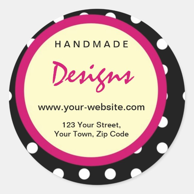 Personnalisé Fait À La Main Par Stickers (Devant)