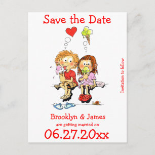 Personnalisé Funny Enregistrer Les Dates Cartes Po