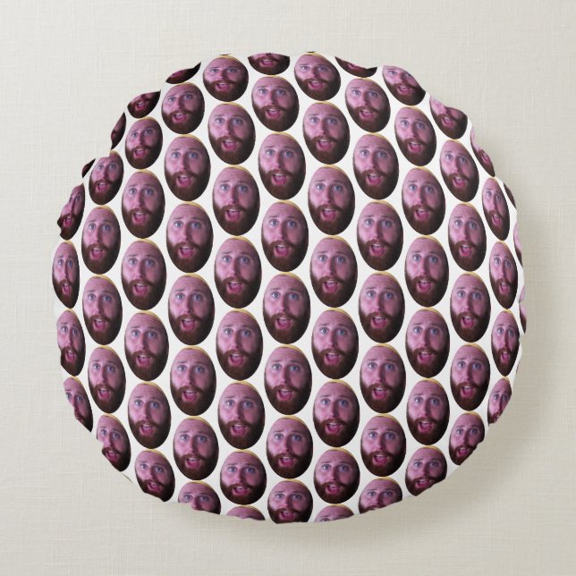 Personnalisé Funny Photo Face Coussin (Devant)