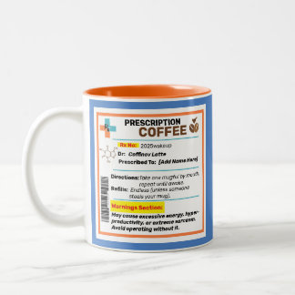 Personnalisé Funny Prescription Café Mug
