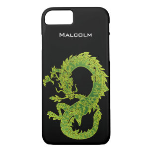 Personnalisé Green Dragon iPhone 7 Coque