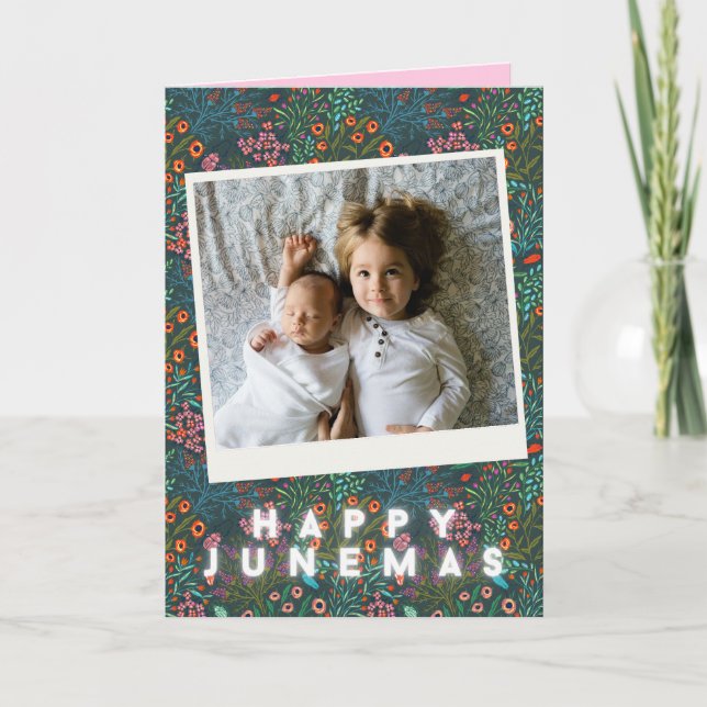 Personnalisé Happy Junemas Carte photo (Devant)