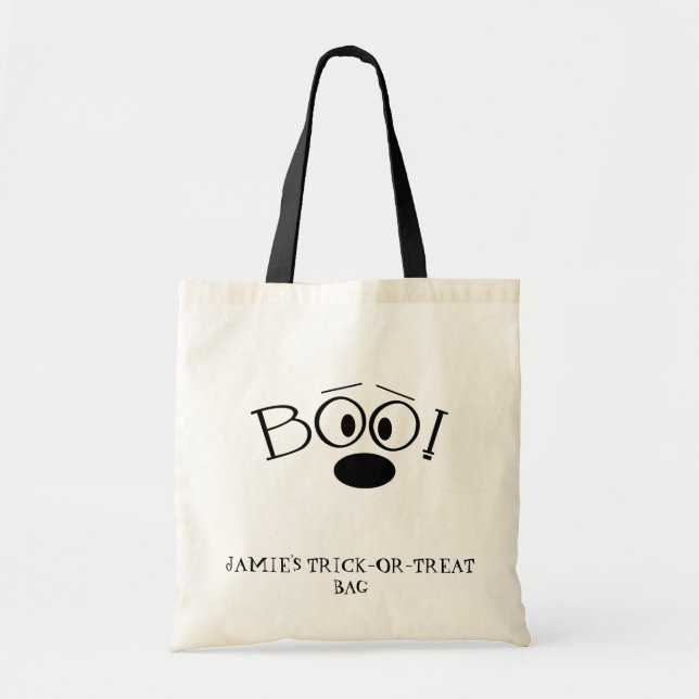 Personnalisé HUEZ ! Sac de festin de Halloween (Devant)