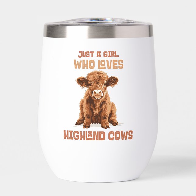 Personnalisé Juste une fille qui aime les vaches H (Avant)