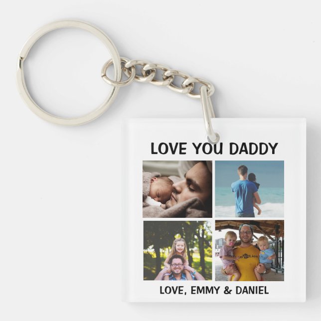 Personnalisé L'Amour Que Papa Photo (Devant)