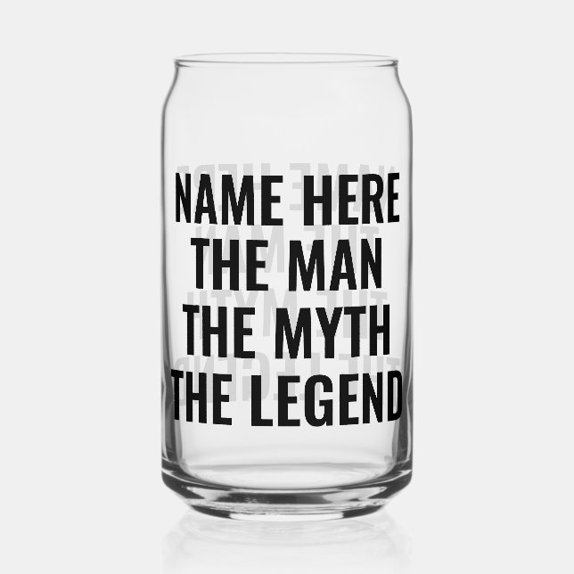 Personnalisé L'Homme Le Mythe La Légende (Recto)