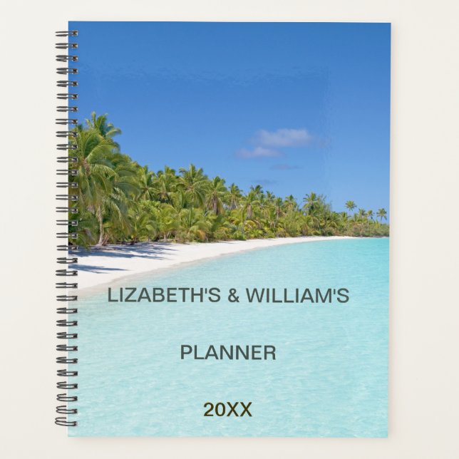 PERSONNALISÉ LIZAETH & WILLIAM['S PLANNER (Devant)