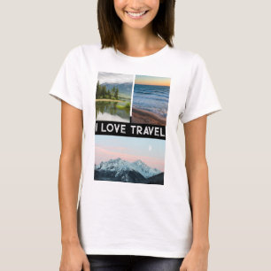 Personnalisé L'Un D'Un Type Collage Photo T-Shirt