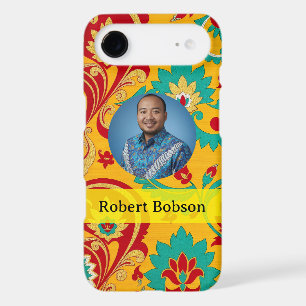 Personnalisé Luxe Or Indonésien Floral Tissé