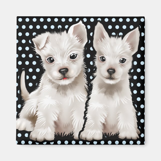 Personnalisé Magnet de mignons personnages de chio (Devant)