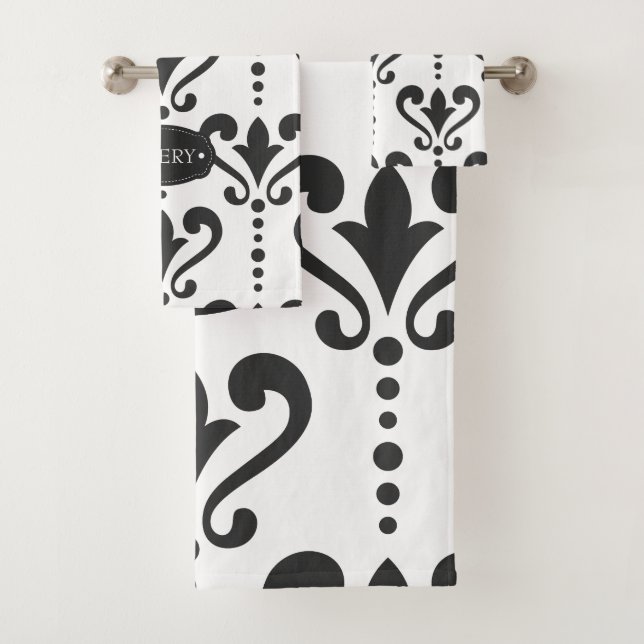 Personnalisé noir et blanc de luxe (En situation)