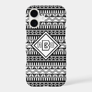 Personnalisé noir et blanc géométrique Southwest