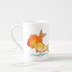 Personnalisé Nom Goldfish Café Mug