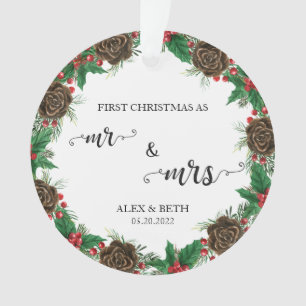 Personnalisé Notre Premier Noël Engagé