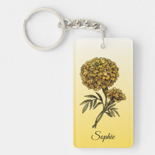 Personnalisé Octobre Fleur de naissance Marigold