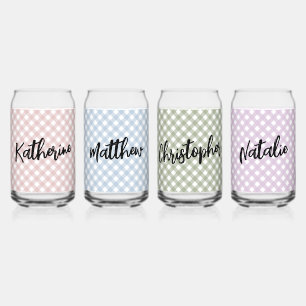 Personnalisé Pastel Rose bleu vert violet Motif Pl